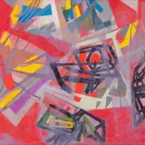 Endel Kõks, Eksegees II, 1959, Õli, lõuend