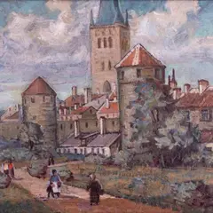 Nikolai Kull, Tallinna vaade, 1930ndad, Õli, lõuend