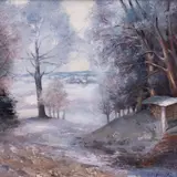 Albert Kesner, Talimaastik, 1942, Õli, lõuend