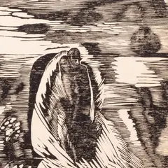 Enno Ootsing, Suveöö, 1972, Puulõige