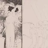Silvi Liiva, Jeanne d'Arc, 1971, Ofort