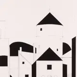 Leonhard Lapin, Vana Tallinn II, 2002, Litograafia
