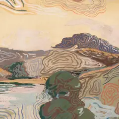 August Luiga, Maa silm, 1981, Segatehnika, paber