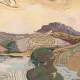 August Luiga, Maa silm, 1981, Segatehnika, paber