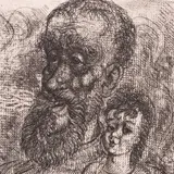 Eduard Wiiralt, Suitsetaja, 1930, Ofort
