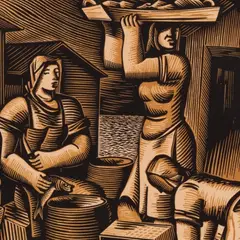 Arkadio Laigo, Kalarappijad, 1935, Puulõige