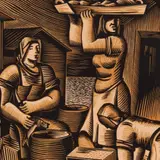 Arkadio Laigo, Kalarappijad, 1935, Puulõige