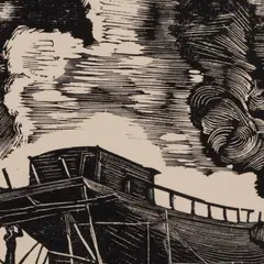Johann Naha, Laeva ehitus, 1942, Puulõige