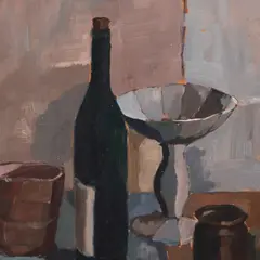 Eugeni Noormägi, Natüürmort, 1960ndad, Õli, masoniit