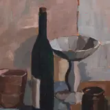 Eugeni Noormägi, Natüürmort, 1960ndad, Õli, masoniit
