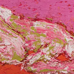 Ado Lill, Make-up, 2006, Akrüül, värvitihendaja, lõuend