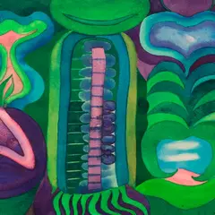 Enno Ootsing, Mere lilled II, 1967, Akvarell