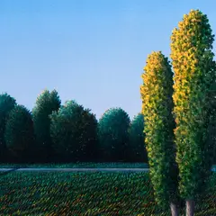 Toomas Vint, Park ja lambid, 1992, Õli, lõuend