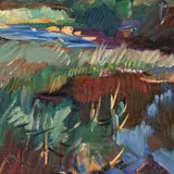August Jansen, Äikese eel, 1930ndad, Õli, lõuend
