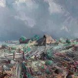 Richard Uutmaa, Rannaküla maastik, 1930 - 1940, Õli, lõuend