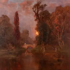 Julius von Klever, Öine pargivaade, 1919, Õli, lõuend