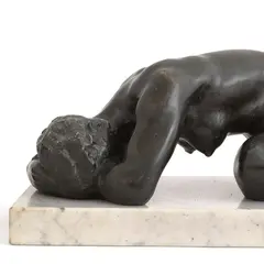 Ferdi Sannamees, Lamav naine, 1927, Pronks marmoralusel