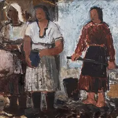 Lepo Mikko, Kolm naist, 1930 - 1940ndad, Õli, lõuend