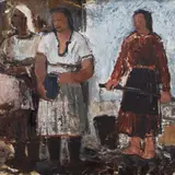 Lepo Mikko, Kolm naist, 1930 - 1940ndad, Õli, lõuend