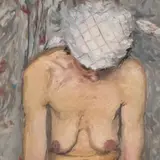 Kaja Kärner, Naisakt köögis, 1942 - 1948, Õli, vineer