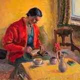 Kristjan Teder, Tarbekunstnik Mari Räägu portree