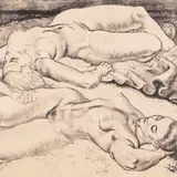Naised rannal by Eduard Wiiralt, 1934, Pehmelakk, sold May 2023