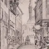 Erich Pehap, Mündi tänav, 1933, Kuivnõel