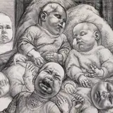 Eduard Wiiralt, Lapsed, 1935, Litograafia
