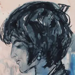 Evald Okas, Roomlanna, 1966, Akvarell, segatehnika