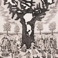Jüri Arrak, Mängud puu ümber, 1976, Sügavtrükk