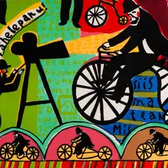 Marko Mäetamm, Tähelepanu!, 1992, Litograafia