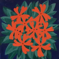 Ilmar Torn, Tulililled, 1968, Õli, masoniit