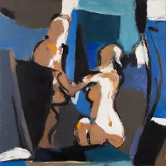 Orest Kormašov, Kahekesi, 1995, Õli, papp