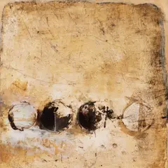 Valeri Vinogradov, Kompositsioon ringidega, 2013, Õli, paber