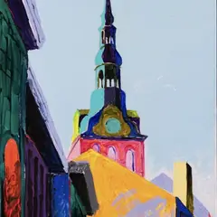 Vilen Künnapu, Niguliste, 2016, Akrüül, lõuend