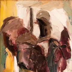 Kaarel Liimand, Lill, 1935, Õli, vineer