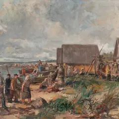 Richard Sagrits, Rutja rand, 1945, Õli, lõuend
