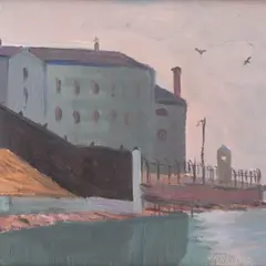 Lembit Sarapuu, Patarei merekindlus, 1959, Õli, papp