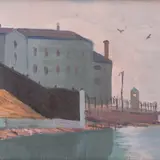 Lembit Sarapuu, Patarei merekindlus, 1959, Õli, papp