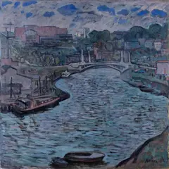 Kaljo Polli, Tartu motiiv, 1962, Õli, lõuend