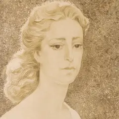 Eduard Einmann, Maia Plissetskaja portree, 1960, Kuivnõel, akvatinta
