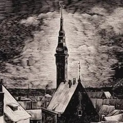 Johann Naha, Tallinna Raekoda, 1942, Puulõige