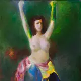 Peeter Mudist, Luuletaja Lydia Koidula, 1974, Õli, lõuend