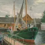 Richard Uutmaa, Kalasadam Pärnus