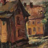 Jüri Marran, Karlova motiiv, 1978, Õli, papp