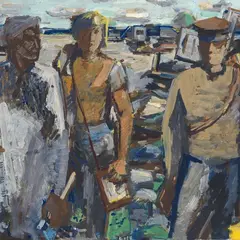 Henn Roode, Sookuivatajad, 1963 - 1966, Õli, papp