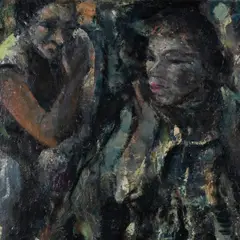 Johannes Greenberg, Kaks naist, 1940 - 1944, Õli, lõuend