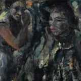 Johannes Greenberg, Kaks naist, 1940 - 1944, Õli, lõuend
