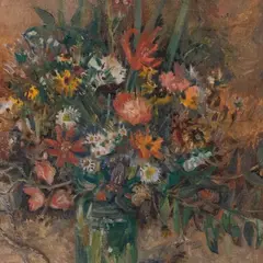 Adamson-Eric, Kunstniku lilled, 1930ndad, Õli, lõuend