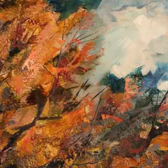 Joann Voldemar Saarniit, Sügise võlud, 1969, Õli, masoniit